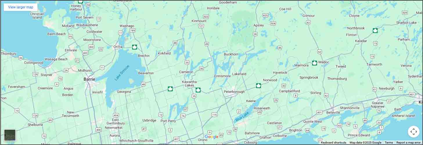 The Trent Severn Waterway Map